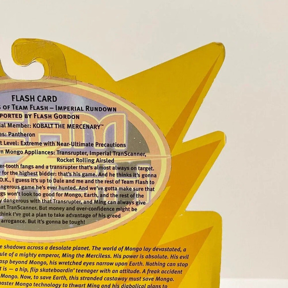 Vintage 1996 Playmates Flash Gordon Action Figures Kobalt the Mercenary Flaws - Picture 10 of 16